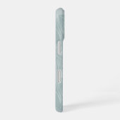 Coque iPhone 16 Sage | Tropical Botanical Palm Feuille Motif (Côté droit)