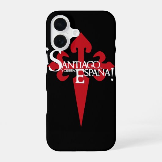 Coque iPhone 16 Saint-Jacques-de-Compostelle (Verso)