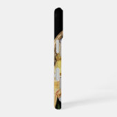Coque iPhone 16 SAINT MARY MAGDALENE Ruby Gem Monogramme, Noir (Côté droit)
