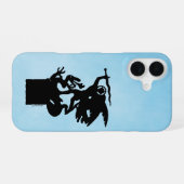 Coque iPhone 16 Saint Michael et Dragon (Verso Horizontal)