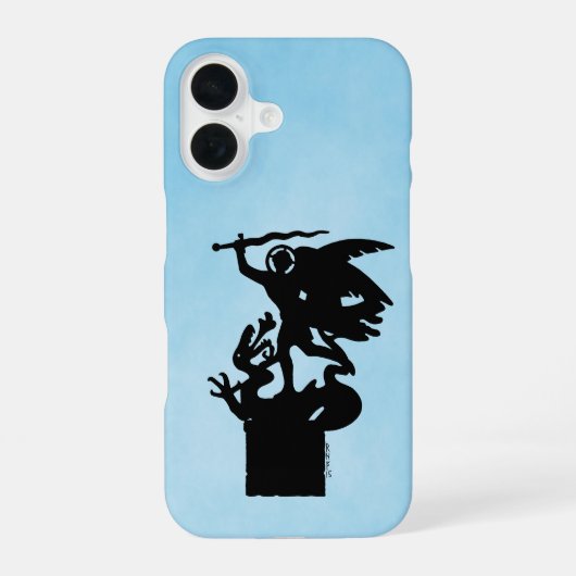 Coque iPhone 16 Saint Michael et Dragon (Verso)