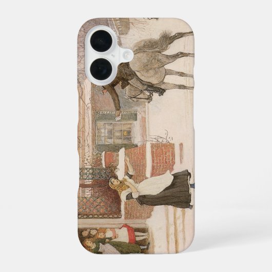 Coque iPhone 16 Salutation au facteur par Robert Walker Macbeth (Verso)
