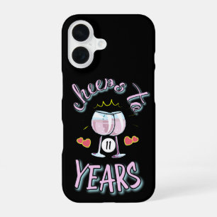 Coque iPhone 16 Salutations jusqu'à 11 ans mariage anniversaire ch