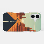 Coque iPhone 16 Sandstone Roadway (Verso Horizontal)