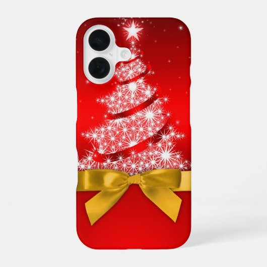 Coque iPhone 16 Sapin de Noël  (Verso)