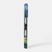 Coque iPhone 16 Sapin de Noël dans l'espace (Côté droit)