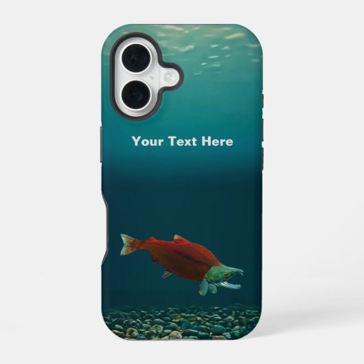 Coque iPhone 16 Saumon Rouge (Verso)