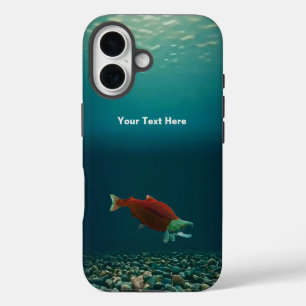 Coque iPhone 16 Saumon Rouge