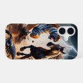 Coque iPhone 16 Scène de bataille épique (Verso Horizontal)