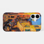 Coque iPhone 16 Scène de rue (Verso Horizontal)