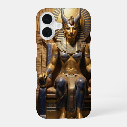 Coque iPhone 16 Sekhmet – Lion-Headed War Goddess (Verso)