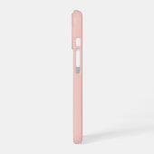 Coque iPhone 16 Sel rose couleur unie (Côté gauche)