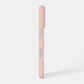 Coque iPhone 16 Sel rose couleur unie (Côté droit)