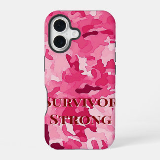 Coque iPhone 16 Sensibilisation au cancer du sein chez le survivan