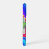 Coque iPhone 16 Sentiment d'été, Arc-en-ciel 3D abstrait (Côté droit)