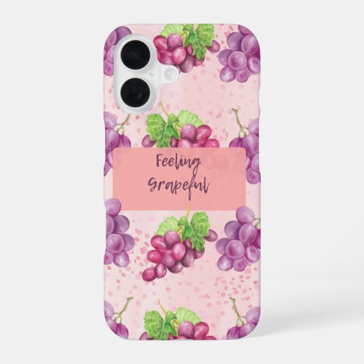 Coque iPhone 16 Sentiment Raisiné (Verso)