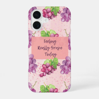 Coque iPhone 16 Sentiment vraiment raisin aujourd'hui