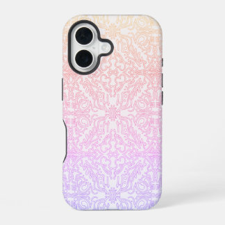 Coque iPhone 16 Serene Lavender & Mint Mandala Geometric Tile 