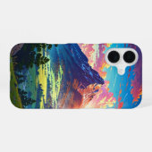 Coque iPhone 16 Serene Sunset Mountains (Verso Horizontal)
