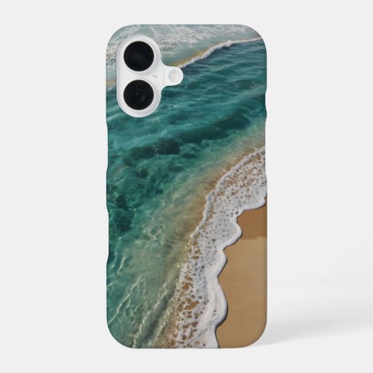 Coque iPhone 16 Sérénité Saphir (Verso)