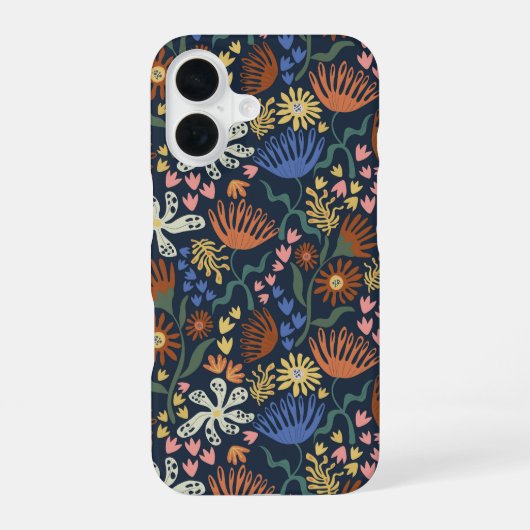 Coque iPhone 16 Série Botanique Boho #3 (Verso)