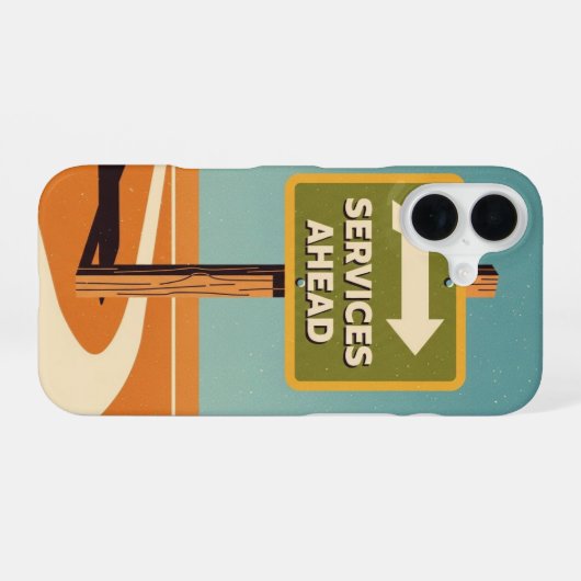 Coque iPhone 16 Services Ahead (Verso Horizontal)
