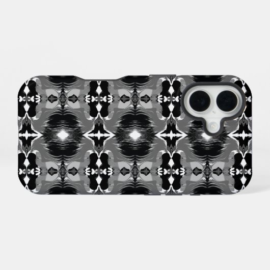 Coque iPhone 16 Shadow Mirror Pattern  (Verso Horizontal)