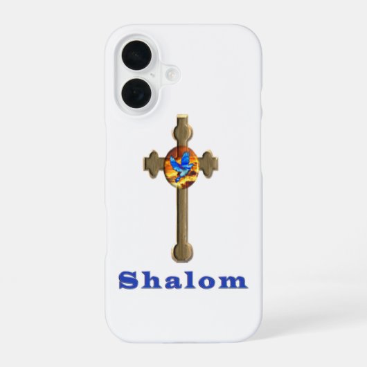 Coque iPhone 16 Shalom (Verso)