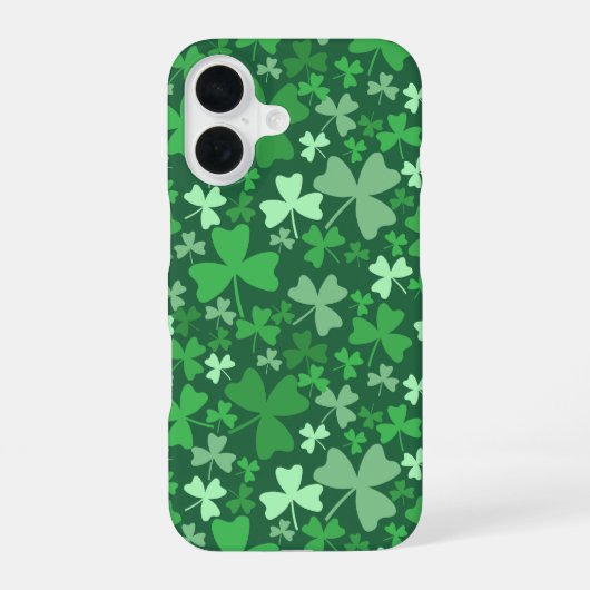 Coque iPhone 16 Shamrock coloré (Verso)