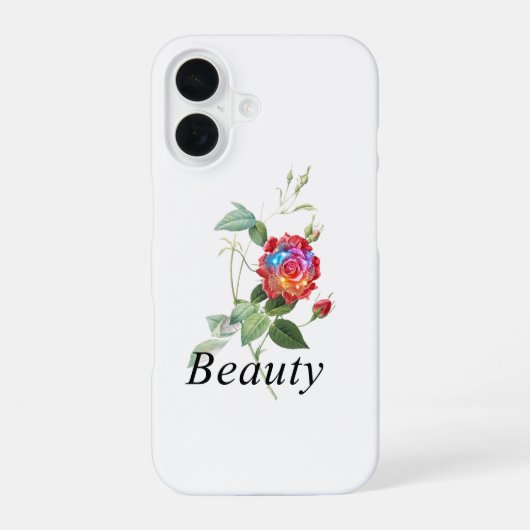 Coque iPhone 16 Shiny Rose (Verso)