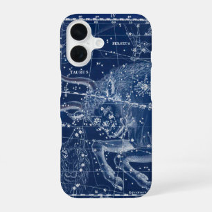Coque iPhone 16 Signe du zodiaque Taureau Illustration Vintage