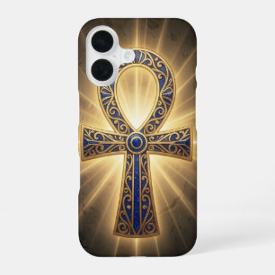 Coque iPhone 16 Signification du symbole de l'Ankh – Clé de la vie