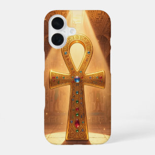 Coque iPhone 16 Signification du symbole de l'Ankh - Clé de la vie
