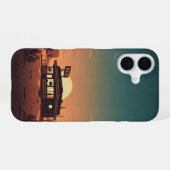 Coque iPhone 16 Silence d'un diner au bord de la route (Verso Horizontal)