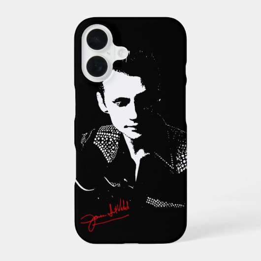 Coque iPhone 16 Silhouette avec autographe (Verso)