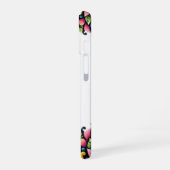 Coque iPhone 16 Silhouette de Lion Floral (Côté gauche)