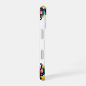 Coque iPhone 16 Silhouette de Lion Floral (Côté droit)