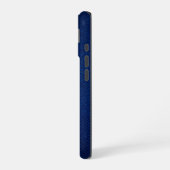 Coque iPhone 16 Silver Chrome Géométrique Lynx Blue Python iPhone (Côté gauche)