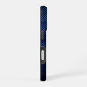 Coque iPhone 16 Silver Chrome Géométrique Requin Blue Python iPhon (Côté droit)