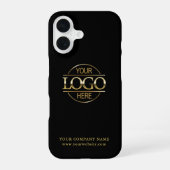 Coque iPhone 16 Simple Minimal Custom Business Company Logo (Verso)