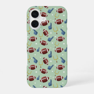 Coque iPhone 16 Simple motif de football américain