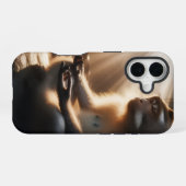 Coque iPhone 16 Singe décontracté (Verso Horizontal)