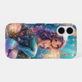 Coque iPhone 16 Sirène avec lanterne de méduse (Verso Horizontal)