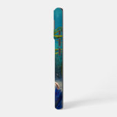 Coque iPhone 16 Sirène Bleue (Côté gauche)