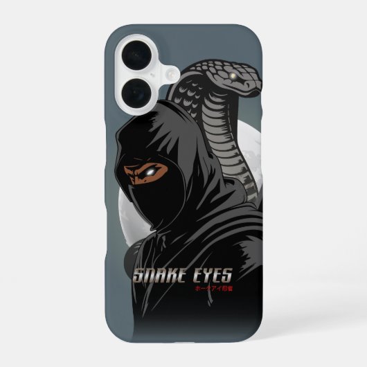 Coque iPhone 16 Snake Eyes Ninja | becomes (Verso)