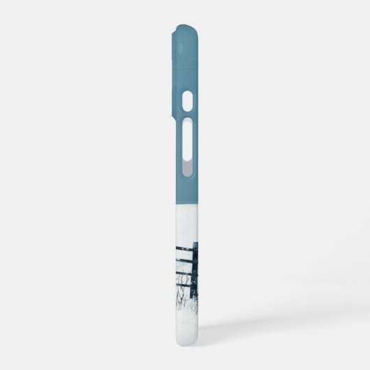 Coque iPhone 16 Snowfield Geometry (Côté gauche)