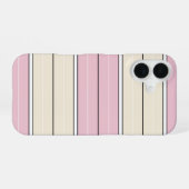 Coque iPhone 16 Soft Color Vertical Stripe Pattern Design (Verso Horizontal)