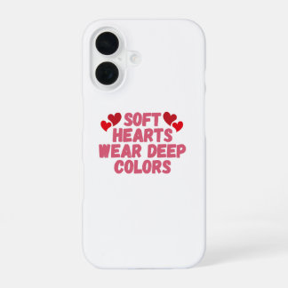 Coque iPhone 16 Soft Hearts Bold Soul