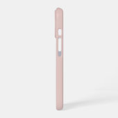 Coque iPhone 16 Soft Pink and Beige Vertical Stripe Pattern (Côté gauche)