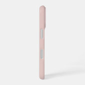 Coque iPhone 16 Soft Pink and Beige Vertical Stripe Pattern (Côté droit)